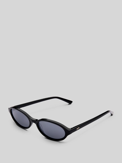 MessyWeekend Ovale Sonnenbrille Modell 'IVY' Black 2