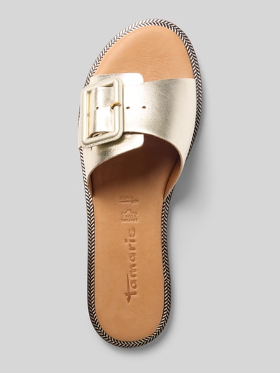 Tamaris Slippers met doornsluiting Goud gemêleerd - 3