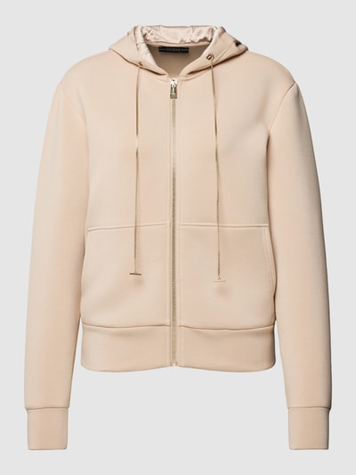 Guess Sweatjacke mit Tunnelzug in Ketten-Optik Modell 'SIMONNE' Sand 2