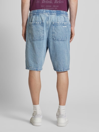 REVIEW Relaxed Fit Jeans Shorts mit elastischem Bund - Jorts Blau 5