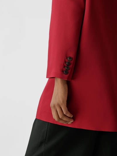 Magda Butrym Blazer aus Seide Bordeaux Rot 6