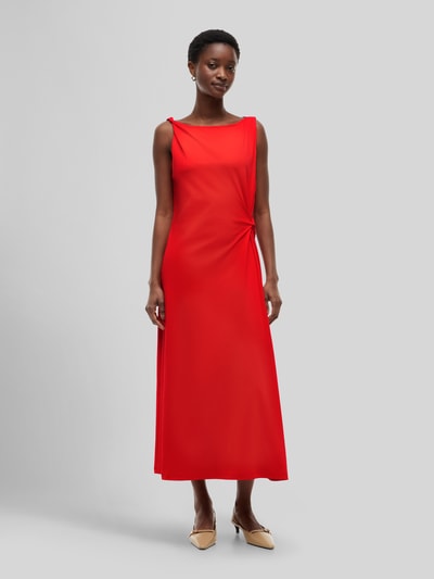 Tommy Hilfiger Körpernahes Freizeitkleid aus reiner Baumwolle Rot 4