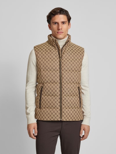 JOOP! Collection Bodywarmer met opstaande kraag, model 'Kornez' Camel - 4