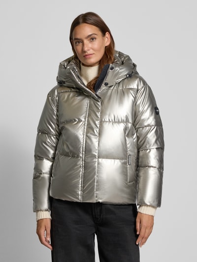 khujo Steppjacke mit Eingrifftaschen Modell 'DEVINA2 SHINY' Silber 4