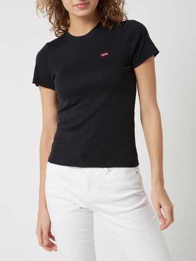 Levi's® T-shirt met logodetail  Zwart - 4