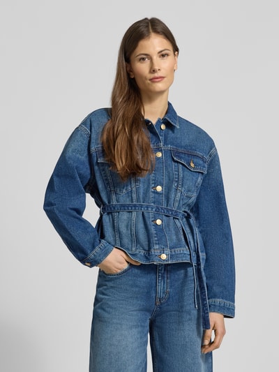 HUGO Regular Fit Jeansjacke aus reiner Baumwolle Modell 'GIZZIE' Blau 4