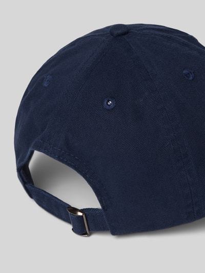 Wood Wood Czapka z daszkiem i wyhaftowanym logo model ‘Eli’ Ciemnoniebieski 3