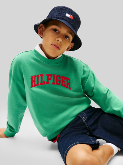 Tommy Hilfiger Kids Regular Fit Sweatshirt aus Baumwoll-Mix Gruen 3
