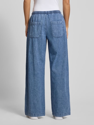 NOISY MAY® Wide Fit Jeans mit elastischem Bund Modell 'Enza' Jeansblau 5