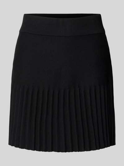 SUNCOO PARIS Strickrock mit Plisseefalten Modell 'FALDA' Black 1