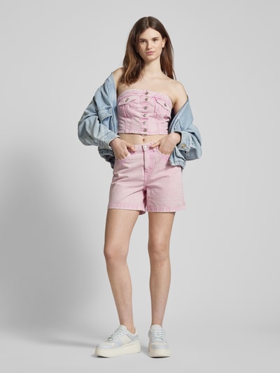 Only High Waist Jeansshorts Modell 'PHINE' Rose 1