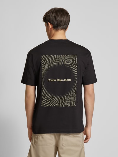 Calvin Klein Jeans T-Shirt mit Rundhalsausschnitt Black 5