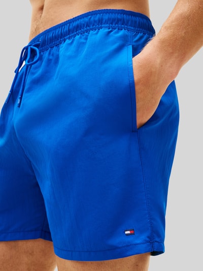 Tommy Hilfiger Regular Fit Badehose mit Logo Stitching Royal 3