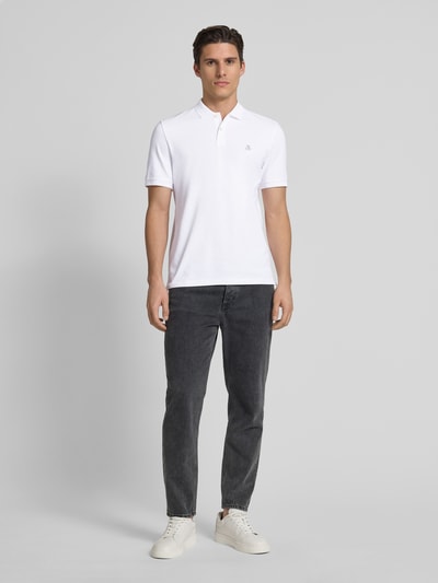 Marc O'Polo Regular Fit  Poloshirt aus reiner Baumwolle Weiss 1