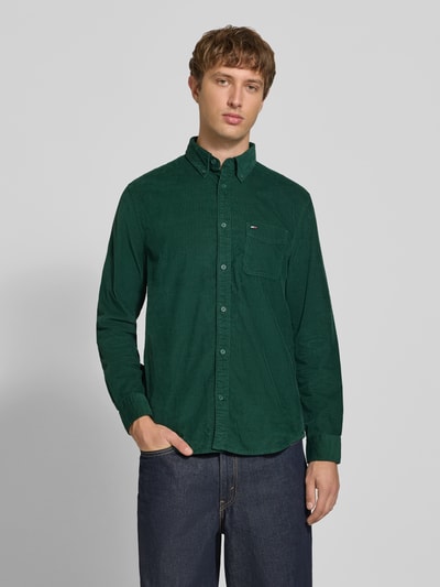 Tommy Jeans Regular fit vrijetijdsoverhemd van puur katoen Donkergroen - 4