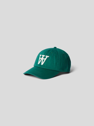 WOOD WOOD Cap mit Logo-Motiv Grün 2