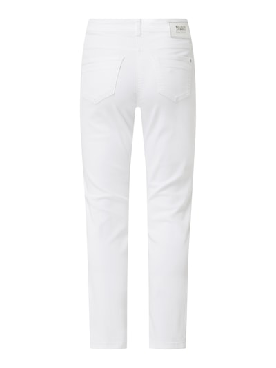 MAC Slim Fit Jeans mit Stretch-Anteil Modell 'Rich' Weiss 3