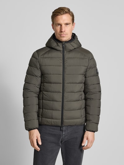 ECOALF Kurtka pikowana z zamkiem błyskawicznym dwustronnym model ‘ASPENALF’ Jasnoszary 4