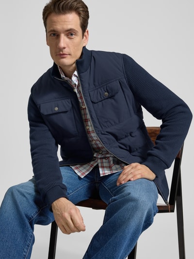 Fynch-Hatton Jacke mit Brusttaschen Marine 3