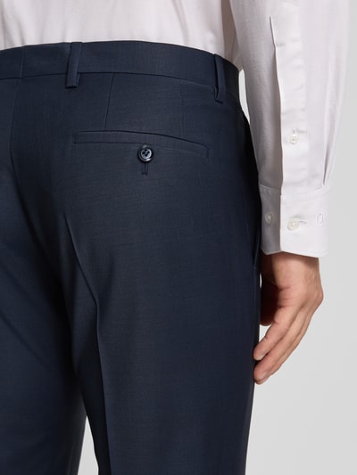 ROY ROBSON Slim Fit Anzug aus Woll-Mix in unifarbenem Design Marine 7