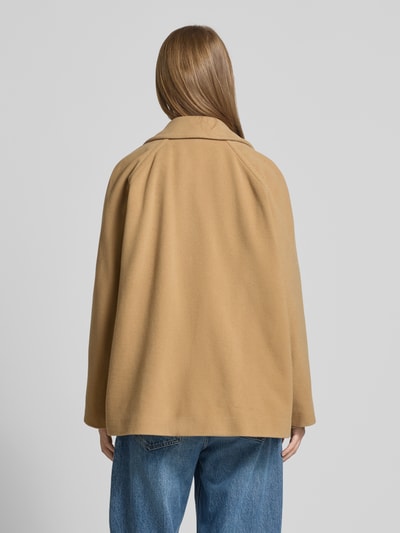 Marc O'Polo Regular Fit Wolljacke mit doppelreihiger Knopfleiste Hellbraun 5