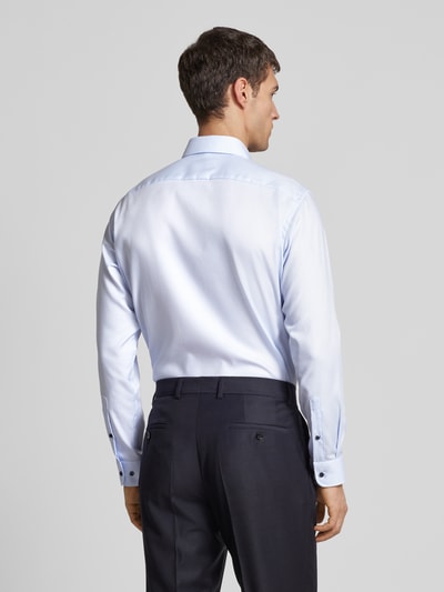 Christian Berg Men Regular Fit Business-Hemd mit Strukturmuster Bleu 5