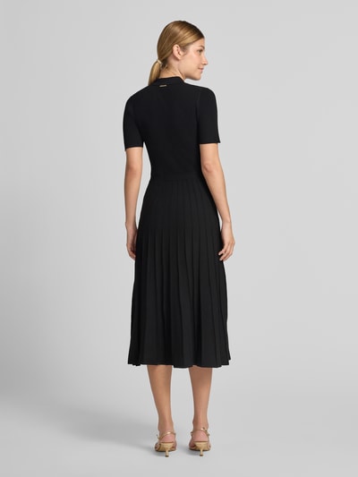 MICHAEL Michael Kors Polokleid aus Viskose-Mix mit Knopfleiste Black 5