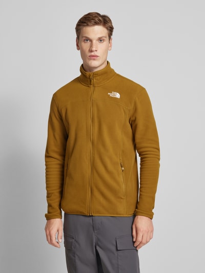 The North Face Sweatjack met opstaande kraag Roodbruin - 4