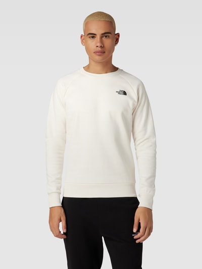 The North Face Sweatshirt mit Label-Print Modell 'RAGLAN' Beige 4