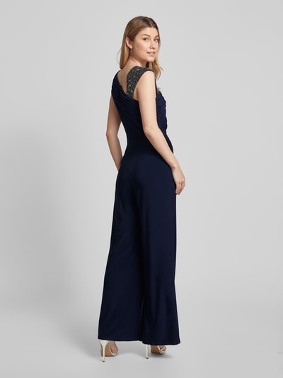 Adrianna Papell Jumpsuit met V-hals Donkerblauw - 5