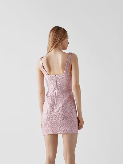 ROTATE BIRGER CHRISTENSEN Cocktailkleid in Minilänge Metallic Rosa 5