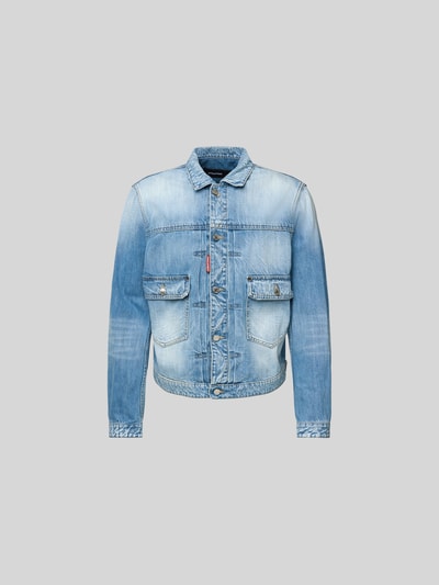 Dsquared2 Jeansjacke mit Knopfleiste Jeansblau 2