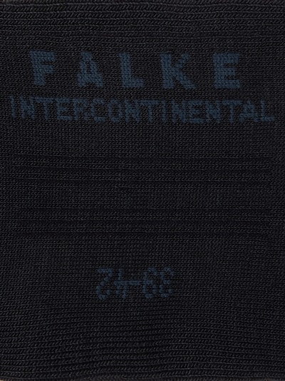 Falke Skarpety z dodatkiem streczu w zestawie 3 szt. model ‘Sensitive Intercontinental’  Granatowy 3