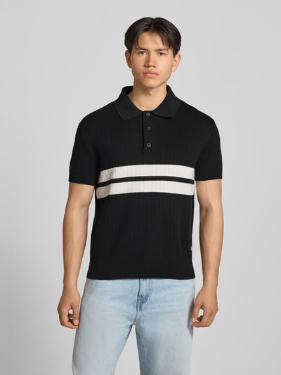 Tommy Jeans Regular Fit Poloshirt aus reiner Baumwolle Black 4