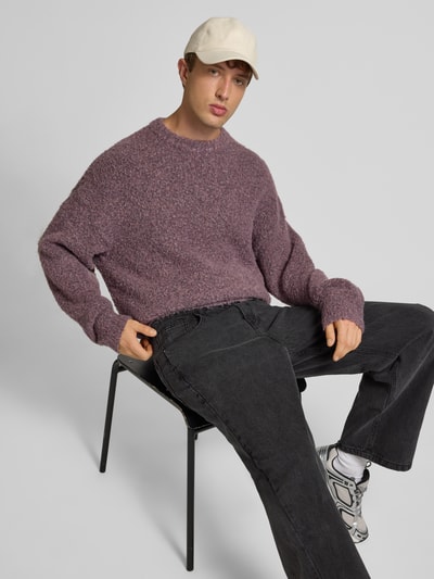 PROHIBITED Wide fit jeans met steekzakken, model 'Haven' Lichtgrijs - 3