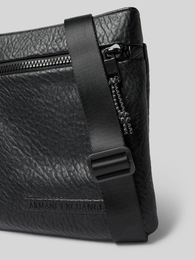 ARMANI EXCHANGE Umhängetasche in Leder-Optik Modell 'BORSA' Black 3