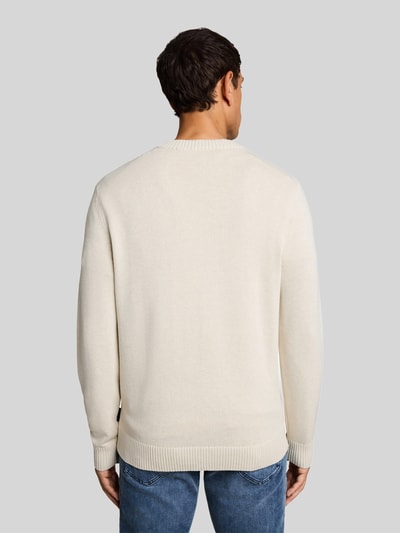 Tom Tailor Regular Fit Pullover aus reiner Baumwolle Beige 5