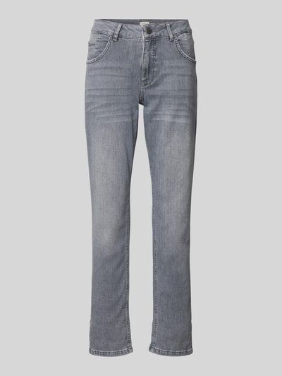 Milano Italy Slim fit jeans in 5-pocketmodel Middengrijs - 1