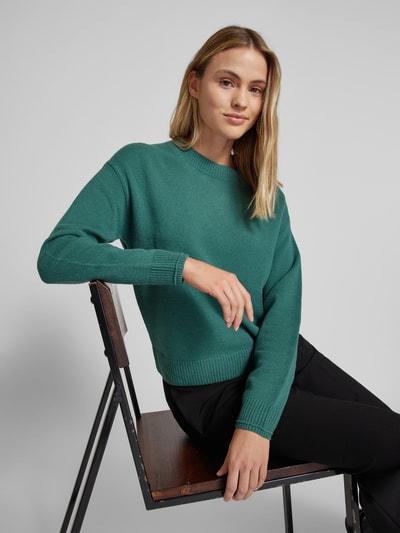 Christian Berg Woman Wollpullover mit gerippten Abschlüssen Bottle 3