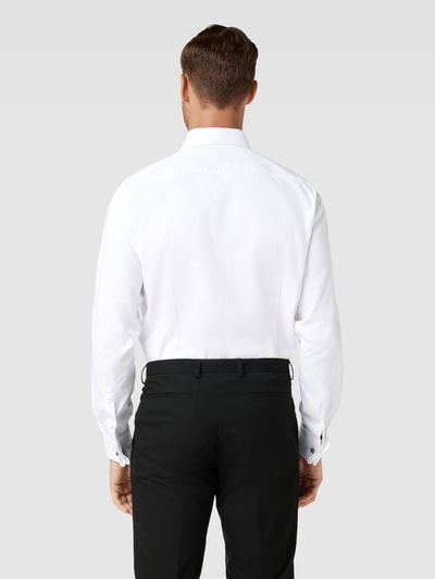 BOSS Slim Fit Business-Hemd mit Kentkragen Modell 'HANK' Weiss 5