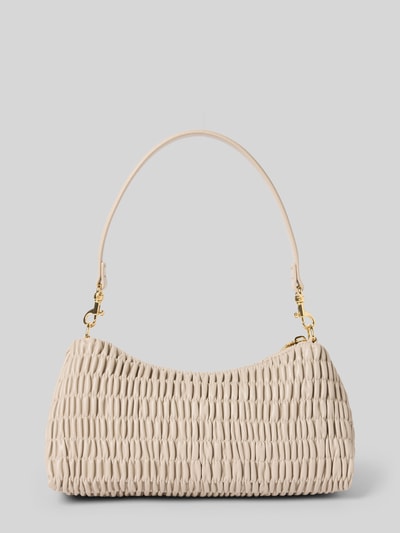 CK Calvin Klein Torebka z detalem z logo Beżowy 4