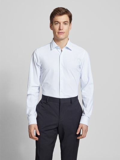 JOOP! Collection Slim Fit Business-Hemd mit Knopfleiste Modell 'Pit' Bleu 4