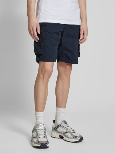 Superdry Regular Fit Cargoshorts mit Gürtelschlaufen Modell 'Parachute' Marine 4