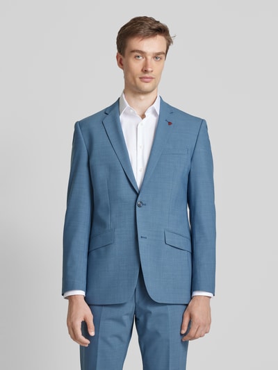 Roy Robson Slim fit pak van scheerwolmix met pin op het revers Bleu - 4