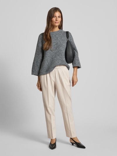 TONI Hose mit elastischem Bund Modell 'sue' Mittelgrau 1