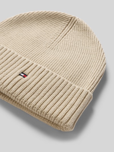Tommy Hilfiger Beanie aus Baumwoll-Kaschmir-Mix  Beige 2