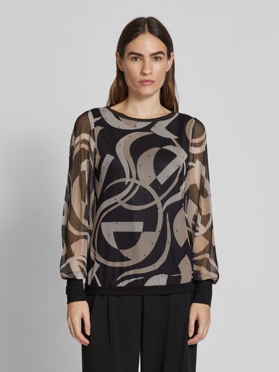 Betty Barclay Longsleeve mit Strasssteinbesatz Black 4