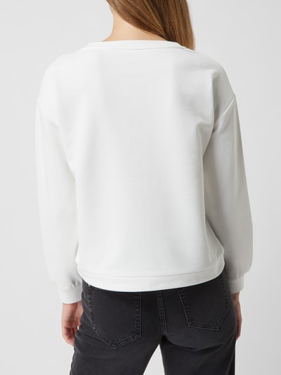 BETTY & CO WHITE Sweatshirt mit Stickereien Offwhite 5