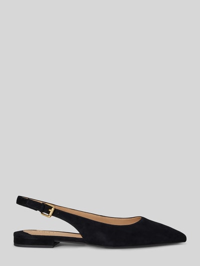 Lauren Ralph Lauren Ballerina aus echtem Veloursleder Black 2