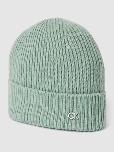 CK Calvin Klein Beanie mit Label-Detail Lind 1